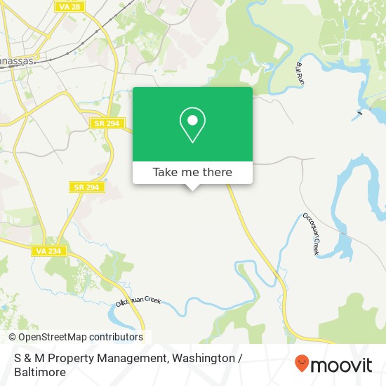 S & M Property Management map