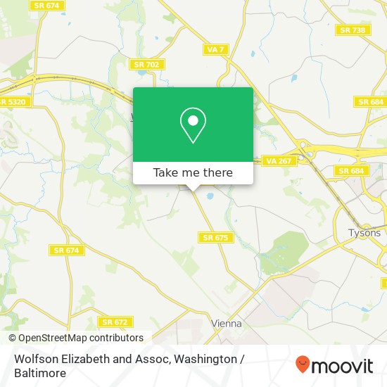 Mapa de Wolfson Elizabeth and Assoc