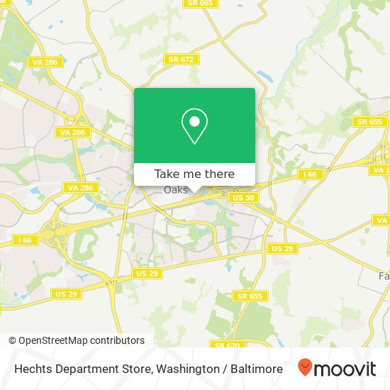 Hechts Department Store map