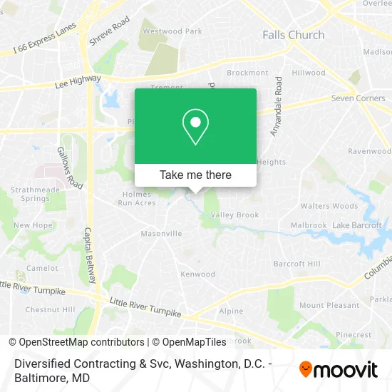 Diversified Contracting & Svc map