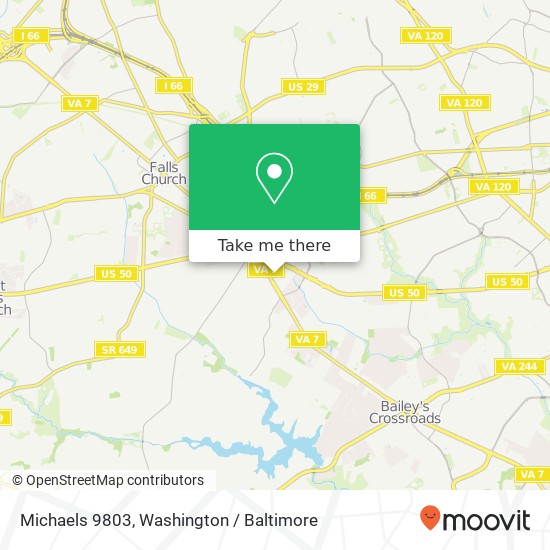 Mapa de Michaels 9803