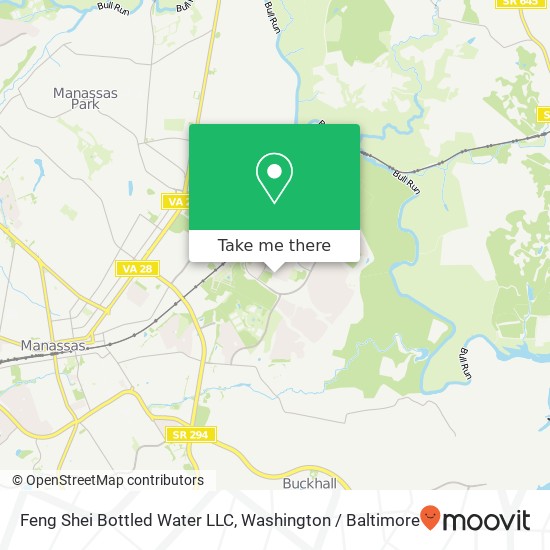 Mapa de Feng Shei Bottled Water LLC