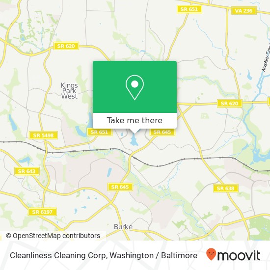 Cleanliness Cleaning Corp map