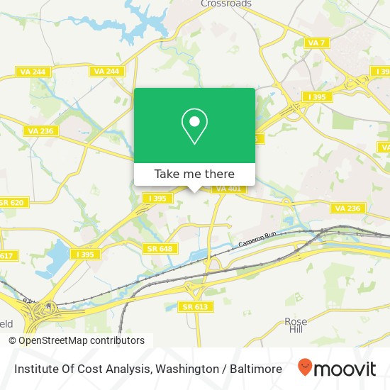 Institute Of Cost Analysis map