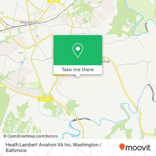 Heath Lambert Aviation VA Inc map