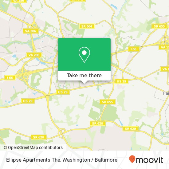 Mapa de Ellipse Apartments The
