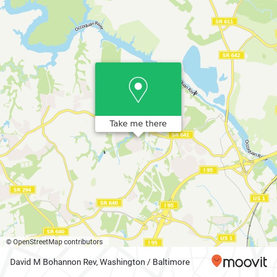 David M Bohannon Rev map