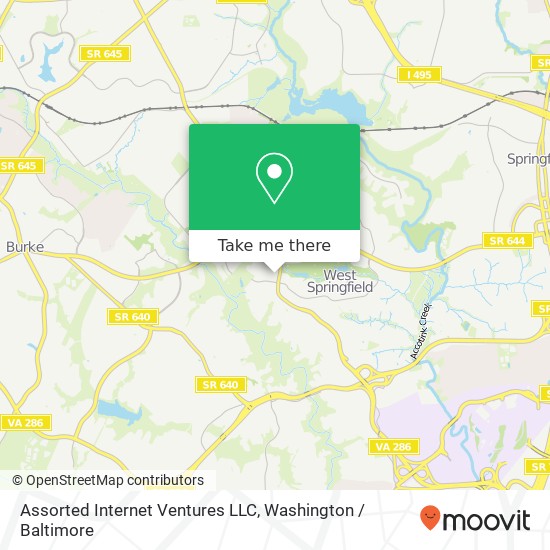 Mapa de Assorted Internet Ventures LLC