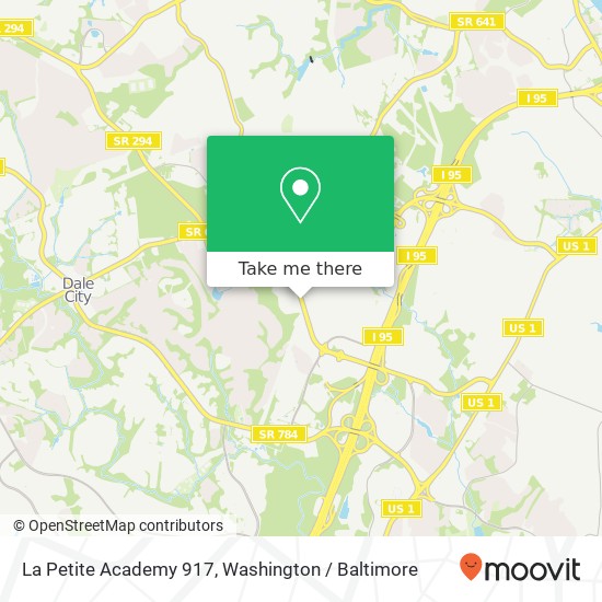 La Petite Academy 917 map