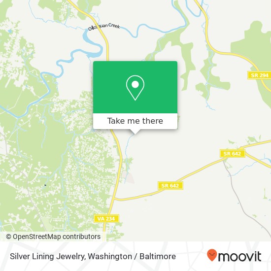 Mapa de Silver Lining Jewelry