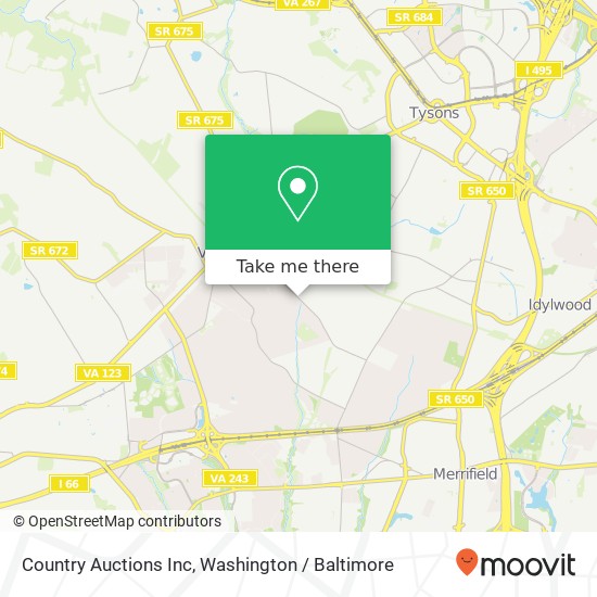 Mapa de Country Auctions Inc