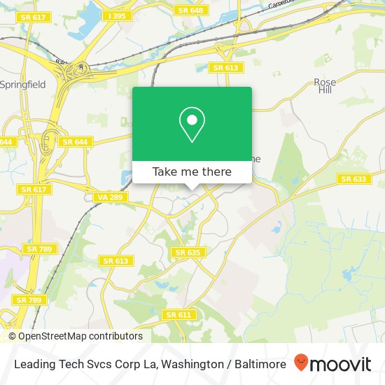 Mapa de Leading Tech Svcs Corp La