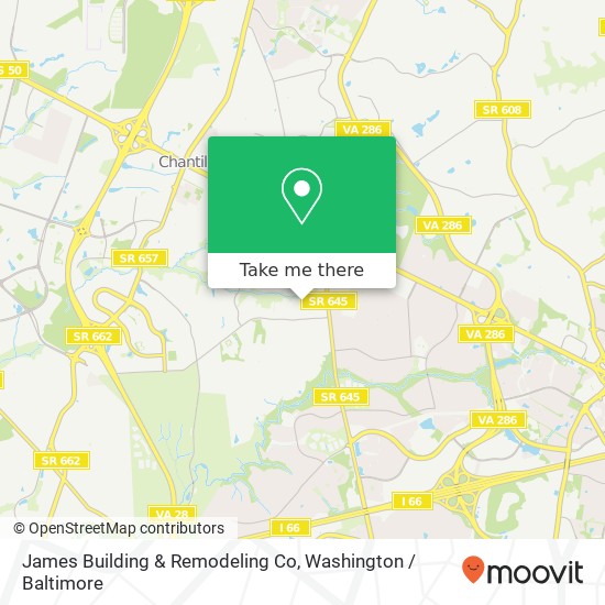 James Building & Remodeling Co map