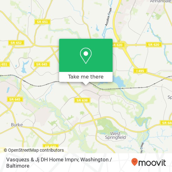Mapa de Vasquezs & Jj DH Home Imprv