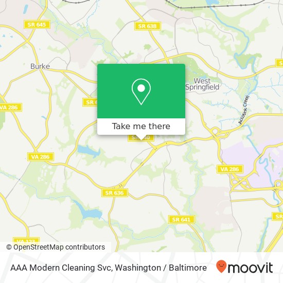 AAA Modern Cleaning Svc map