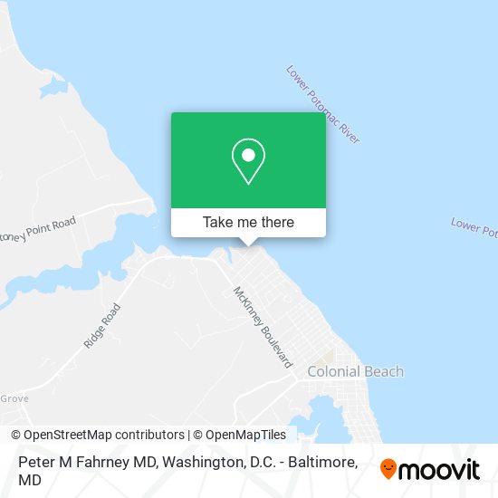 Peter M Fahrney MD map