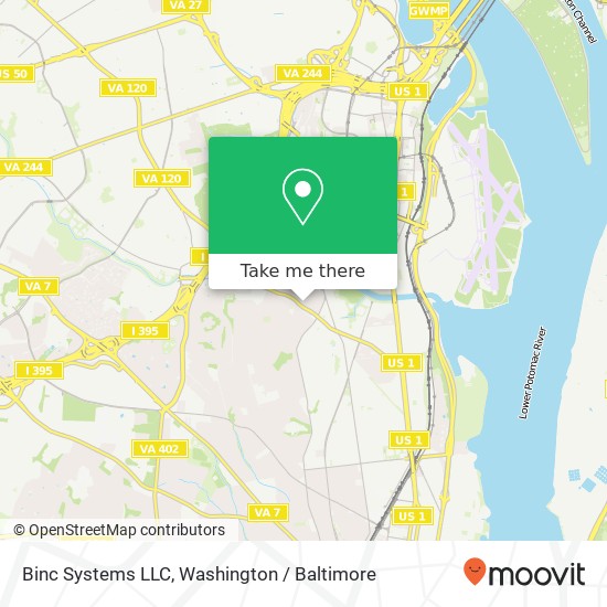 Binc Systems LLC map