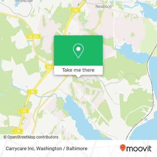 Carrycare Inc map