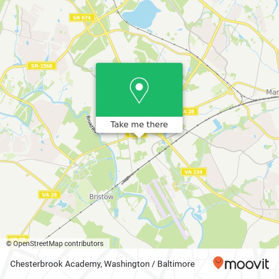 Chesterbrook Academy map