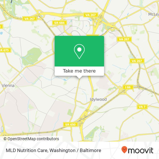 MLD Nutrition Care map