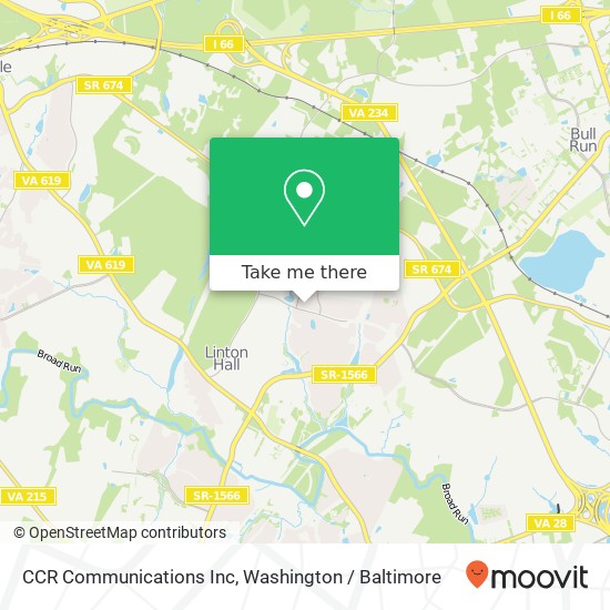 Mapa de CCR Communications Inc