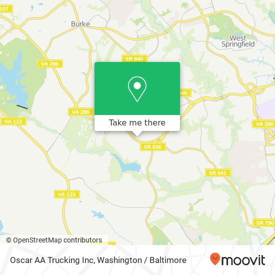 Mapa de Oscar AA Trucking Inc