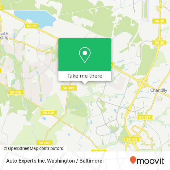 Auto Experts Inc map