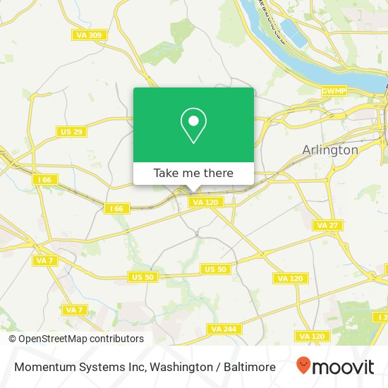 Mapa de Momentum Systems Inc