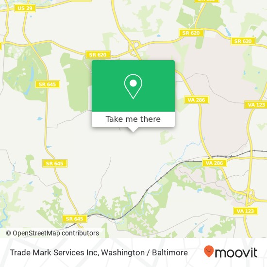 Mapa de Trade Mark Services Inc