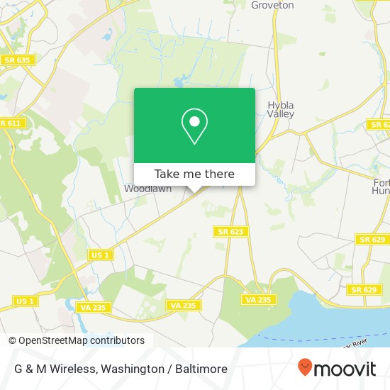 Mapa de G & M Wireless
