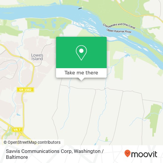 Savvis Communications Corp map