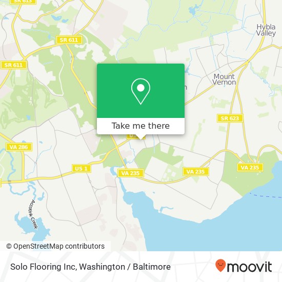 Mapa de Solo Flooring Inc