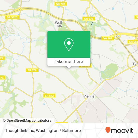 Mapa de Thoughtlink Inc