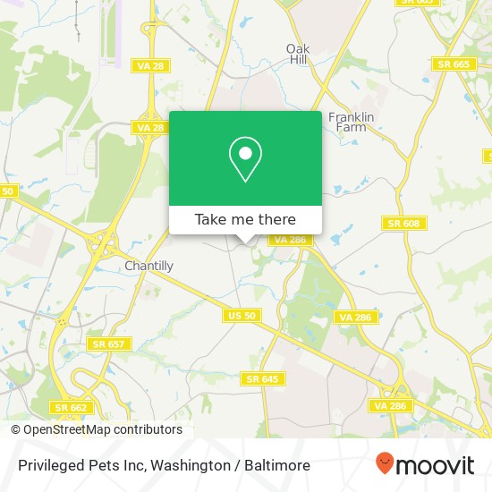 Privileged Pets Inc map