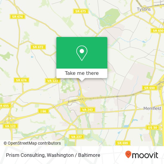 Prism Consulting map