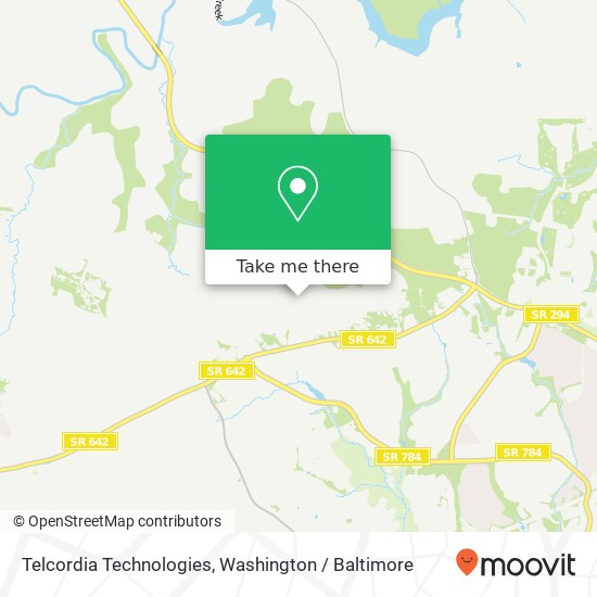 Telcordia Technologies map