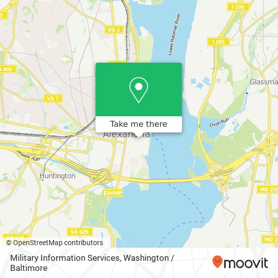 Mapa de Military Information Services