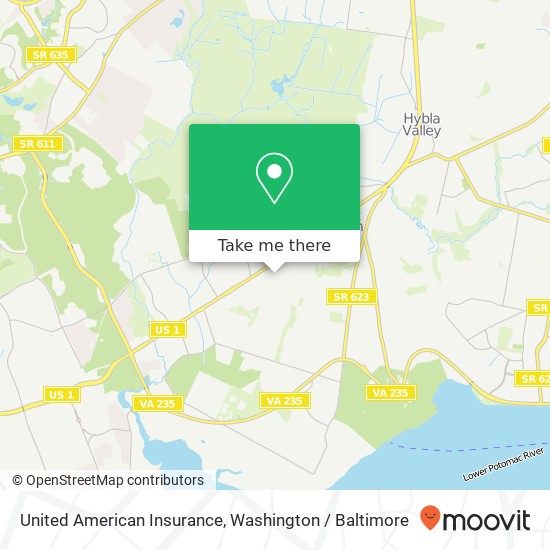 Mapa de United American Insurance