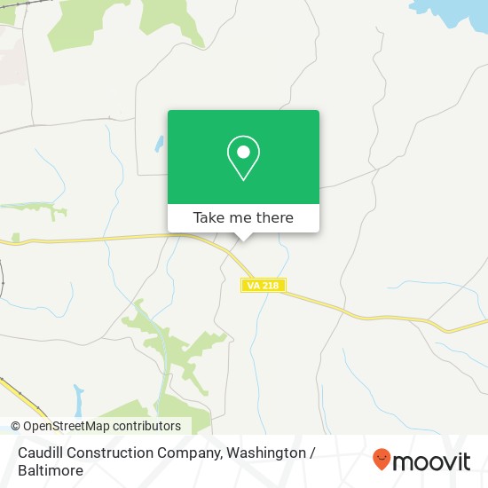 Caudill Construction Company map