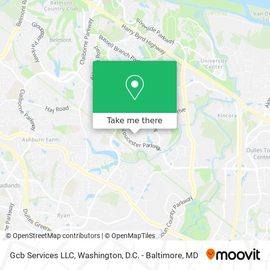 Gcb Services  LLC map