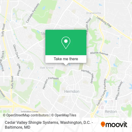 Cedar Valley Shingle Systems map