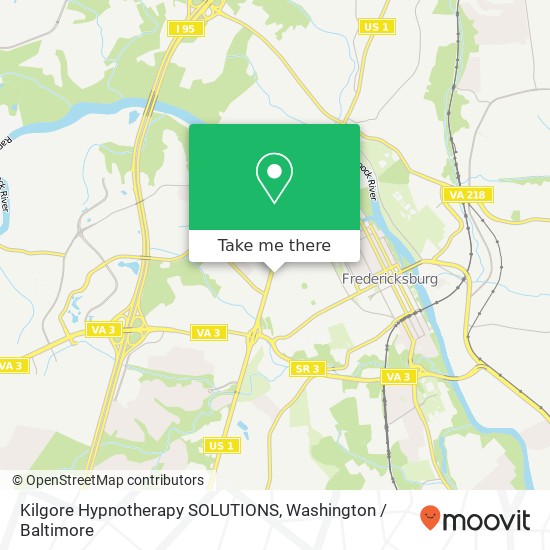 Mapa de Kilgore Hypnotherapy SOLUTIONS