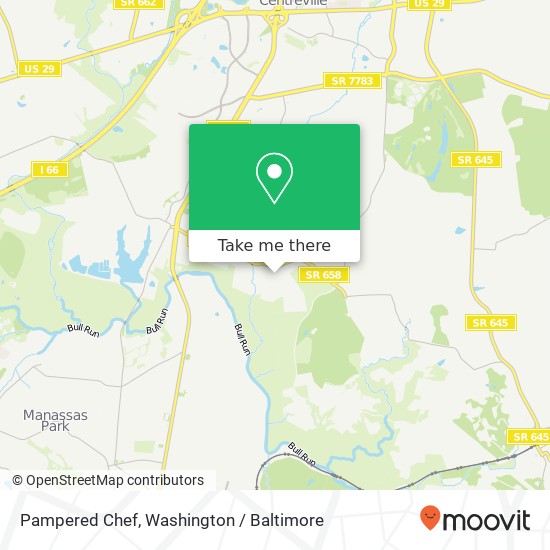 Pampered Chef map