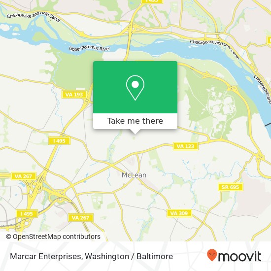 Marcar Enterprises map