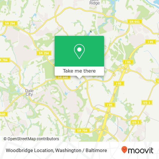 Woodbridge Location map