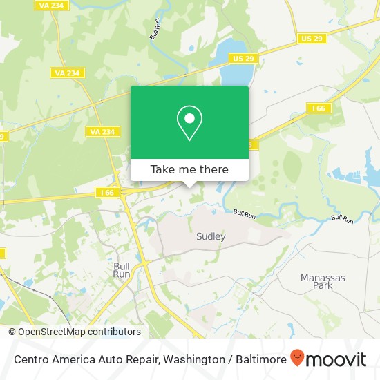 Centro America Auto Repair map