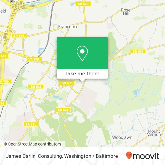 James Carlini Consulting map