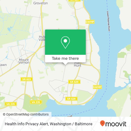 Health Info Privacy Alert map