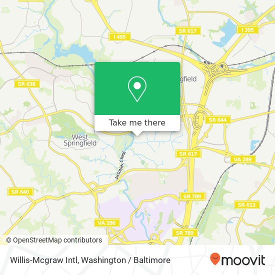 Willis-Mcgraw Intl map