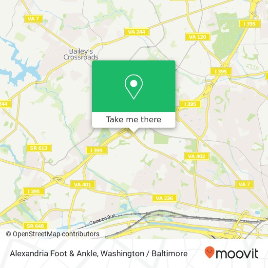 Mapa de Alexandria Foot & Ankle